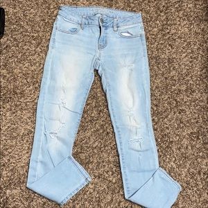 AE size 0 Stretch Jegging Jeans.